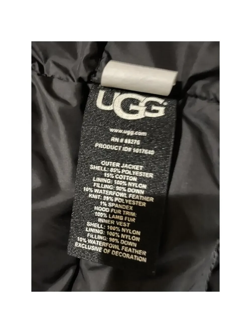Women's UGG White ADIRONDACK PUFFER DOWN TOSCANA HOODED PARKA X SMALL XS jacket
